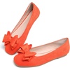 image:imageHee grand Womens Suede Ballet Flats Bow Knot Square Toe SlipOn Flat Shoes Comfortable Casual Work Office Dress ShoesOrange