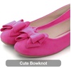 image:imageHee grand Womens Suede Ballet Flats Bow Knot Square Toe SlipOn Flat Shoes Comfortable Casual Work Office Dress ShoesRose