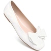 image:imageHee grand Womens Suede Ballet Flats Bow Knot Square Toe SlipOn Flat Shoes Comfortable Casual Work Office Dress ShoesWhite