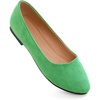 image:imageHee grand Classic Womens Round Toe Ballet Flats Comfortable SlipOn Loafers for Casual Work210green