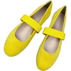 image:imageHee grand Mary Jane Flat Shoes for Women Dressy Comfortable Round Toe Elastic Strap Ballet Shoes818lemon Yellow