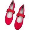 image:imageHee grand Mary Jane Flat Shoes for Women Dressy Comfortable Round Toe Elastic Strap Ballet Shoes818red