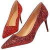 image:imageHee grand Shining Sequins High Heels Sexy Pointed Toe Stilettos Bridal Dress Shoes for Wedding PartyRed