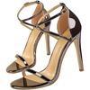 image:imageHee grand Women High Heels Sandals Sexy Open Toe Ankle Strap Fashion Stiletto Patent leather Wedding Party Dress HeelsBronze