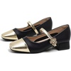 image:imageHee grand Women Low Heel Mary Jane Shoes Closed Square Toe Ankle Strap Buckle Chunky Block Heels Comfortable Low Heel Dress Shoes Pumps for OfficeBlack