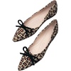 image:imageHee grand Womens BowKnot Ballet Flats Classic Pointy Toe Shallow Flats Casual SlipOn Loafers Comfort Walking Flats Faux Suede Dressy ShoesLeopard Yellow
