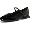 image:imageHee grand Womens Chunky Mary Jane Shoes Comfortable Closed Square Toe Block Heels Pumps for WorkBlack