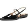 image:imageHee grand Womens Closed Pointed Toe Slingback Sandals Comfortable Low Heel Dress Shoes for Office WorkBlack