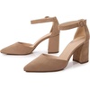 image:imageHee grand Womens Heels Closed Toe Ankle Strap Chunky Block High Heel Sandals Dress Evening Party Platform Pump Shoes055apricot