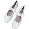 image:imageHee grand Womens Mary Jane Shoes Bowknot Square Toe Dress Shoes Comfortable Strap Ballet FlatsBeige
