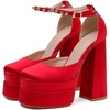 A-red-satin