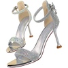 image:imageHee grand Womens Rhinestone Stiletto Heel Sandals Open Toe Ankle Strap Heels for Wedding Prom Party168silver