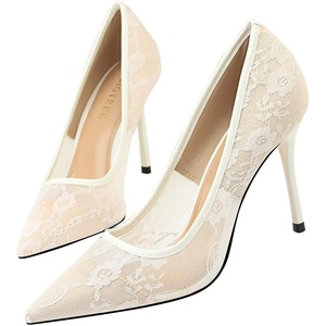 image:imageHee grand Classic Pointed Toe Heels for Women Fashion Suede Stiletto Wedding Party Dress Shoes Office Pumps Lady High Heels025white
