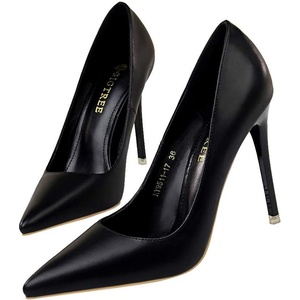 image:imageHee grand Classic Pointed Toe Heels for Women Fashion Suede Stiletto Wedding Party Dress Shoes Office Pumps Lady High Heels027black