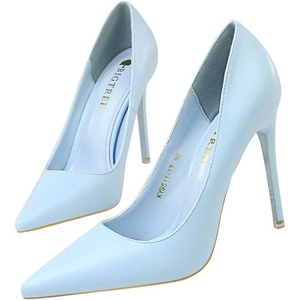 image:imageHee grand Classic Pointed Toe Heels for Women Fashion Suede Stiletto Wedding Party Dress Shoes Office Pumps Lady High Heels027blue
