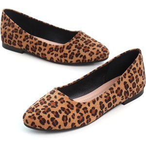 image:imageHee grand Classic Womens Round Toe Ballet Flats Comfortable SlipOn Loafers for Casual Work210leopard Brown
