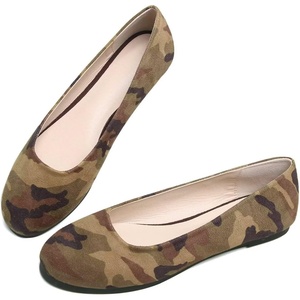image:imageHee grand Classic Womens Round Toe Ballet Flats Comfortable SlipOn Loafers for Casual Work932camouflage Brown
