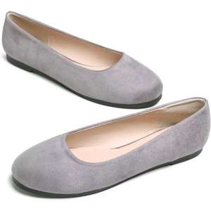 image:imageHee grand Classic Womens Round Toe Ballet Flats Comfortable SlipOn Loafers for Casual Work932gray