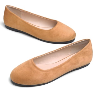 image:imageHee grand Classic Womens Round Toe Ballet Flats Comfortable SlipOn Loafers for Casual Work932khaki