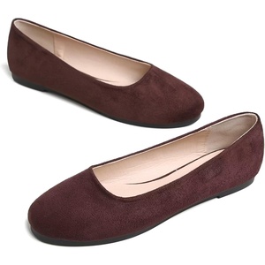 image:imageHee grand Classic Womens Round Toe Ballet Flats Comfortable SlipOn Loafers for Casual Work932latte Brown