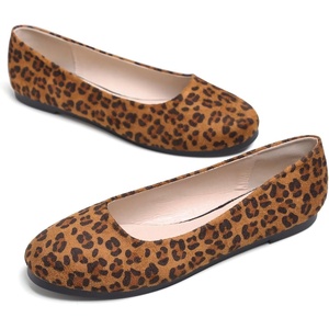 image:imageHee grand Classic Womens Round Toe Ballet Flats Comfortable SlipOn Loafers for Casual Work932leopard Brown