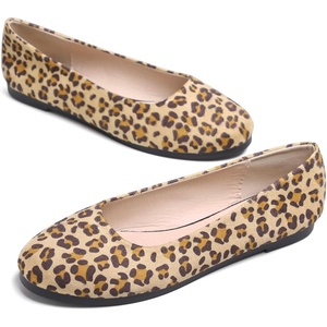 image:imageHee grand Classic Womens Round Toe Ballet Flats Comfortable SlipOn Loafers for Casual Work932leopard Yellow