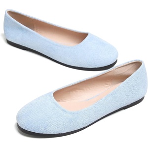 image:imageHee grand Classic Womens Round Toe Ballet Flats Comfortable SlipOn Loafers for Casual Work932light Blue