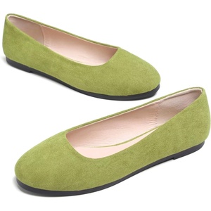 image:imageHee grand Classic Womens Round Toe Ballet Flats Comfortable SlipOn Loafers for Casual Work932mustard Green