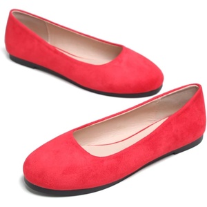 image:imageHee grand Classic Womens Round Toe Ballet Flats Comfortable SlipOn Loafers for Casual Work932red