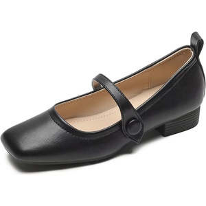 image:imageHee grand Fashion Womens Low Heel Pumps Square Toe Sparkling Rhinestone Beaded Comfort Block Chunky Heel Dress Shoes504black