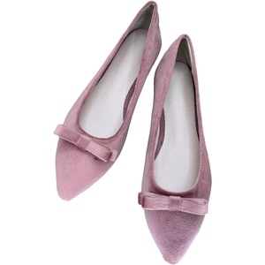 image:imageHee grand Pointed Toe Flats for Women Casual SlipOn Loafers Comfort Work Shoes Velvet Dressy Shoes978dark Pink