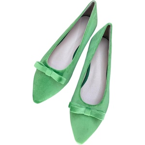 image:imageHee grand Pointed Toe Flats for Women Casual SlipOn Loafers Comfort Work Shoes Velvet Dressy Shoes978grass Green