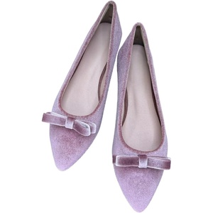 image:imageHee grand Pointed Toe Flats for Women Casual SlipOn Loafers Comfort Work Shoes Velvet Dressy Shoes978pink