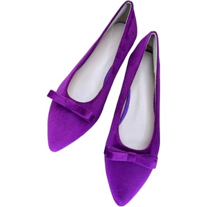 image:imageHee grand Pointed Toe Flats for Women Casual SlipOn Loafers Comfort Work Shoes Velvet Dressy Shoes978purple