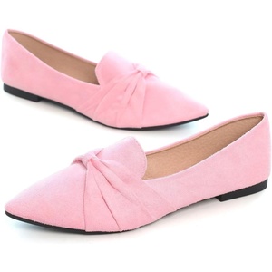 image:imageHee grand Women Fashion Bowknot Flats Comfort Pointed Toe Dress Shoes Slip On Ballet Shoes Driving Flats162pinksuede