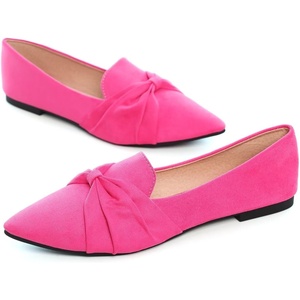 image:imageHee grand Women Fashion Bowknot Flats Comfort Pointed Toe Dress Shoes Slip On Ballet Shoes Driving Flats162rosesuede