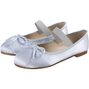 image:imageHee grand Womens Cute Round Toe Ballerina Flats Bowknot Mary Jane Shoes Comfort Dancing Shoes Elegant Satin Dress Shoes521blue