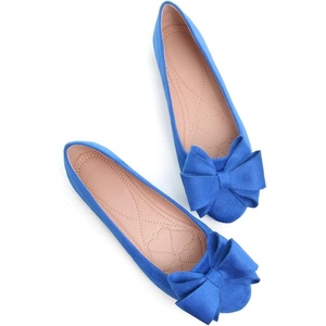 image:imageHee grand Womens Slip On Ballet Flats Cute Flowers Soft Flock Round Toe Flat Shoes493sapphire