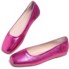 image:imageHee grand Womens Square Toe Synthetic Leather Ballet Flats Comfortable SlipOn Flat Shoes Dressy Ballerina Shoes for Work419rose
