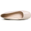 image:imageHee grand Womens Square Toe Synthetic Leather Ballet Flats Comfortable SlipOn Flat Shoes Dressy Ballerina Shoes for Work476beige