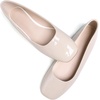 image:imageHee grand Womens Square Toe Synthetic Leather Ballet Flats Comfortable SlipOn Flat Shoes Dressy Ballerina Shoes for Work476beige