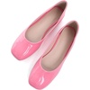 image:imageHee grand Womens Square Toe Synthetic Leather Ballet Flats Comfortable SlipOn Flat Shoes Dressy Ballerina Shoes for Work476peach