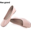 image:imageHee grand Womens Square Toe Synthetic Leather Ballet Flats Comfortable SlipOn Flat Shoes Dressy Ballerina Shoes for Work476pink