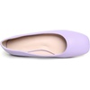 image:imageHee grand Womens Square Toe Synthetic Leather Ballet Flats Comfortable SlipOn Flat Shoes Dressy Ballerina Shoes for Work654lavender