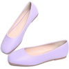 image:imageHee grand Womens Square Toe Synthetic Leather Ballet Flats Comfortable SlipOn Flat Shoes Dressy Ballerina Shoes for Work654lavender