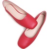 image:imageHee grand Womens Square Toe Synthetic Leather Ballet Flats Comfortable SlipOn Flat Shoes Dressy Ballerina Shoes for Work654red