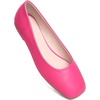 image:imageHee grand Womens Square Toe Synthetic Leather Ballet Flats Comfortable SlipOn Flat Shoes Dressy Ballerina Shoes for Work654rose Red