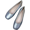 image:imageHee grand Womens Square Toe Synthetic Leather Ballet Flats Comfortable SlipOn Flat Shoes Dressy Ballerina Shoes for Work654silver
