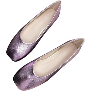 image:imageHee grand Womens Square Toe Synthetic Leather Ballet Flats Comfortable SlipOn Flat Shoes Dressy Ballerina Shoes for Work419purple